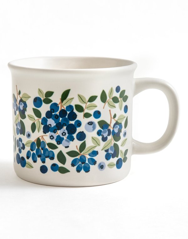 Blueberry Field 14oz Ceramic Coffee Mug, 3 of 5