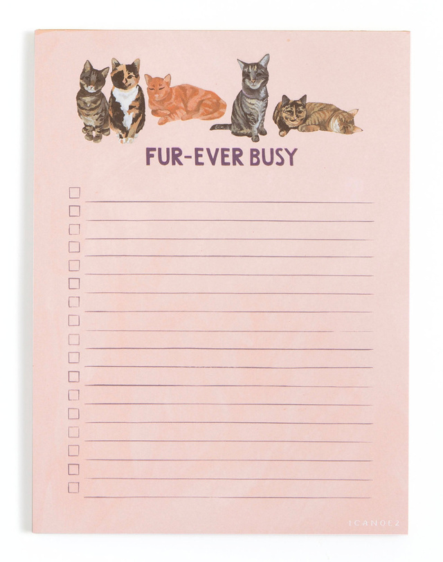 Furever Busy Cat Notepad, 1 of 2