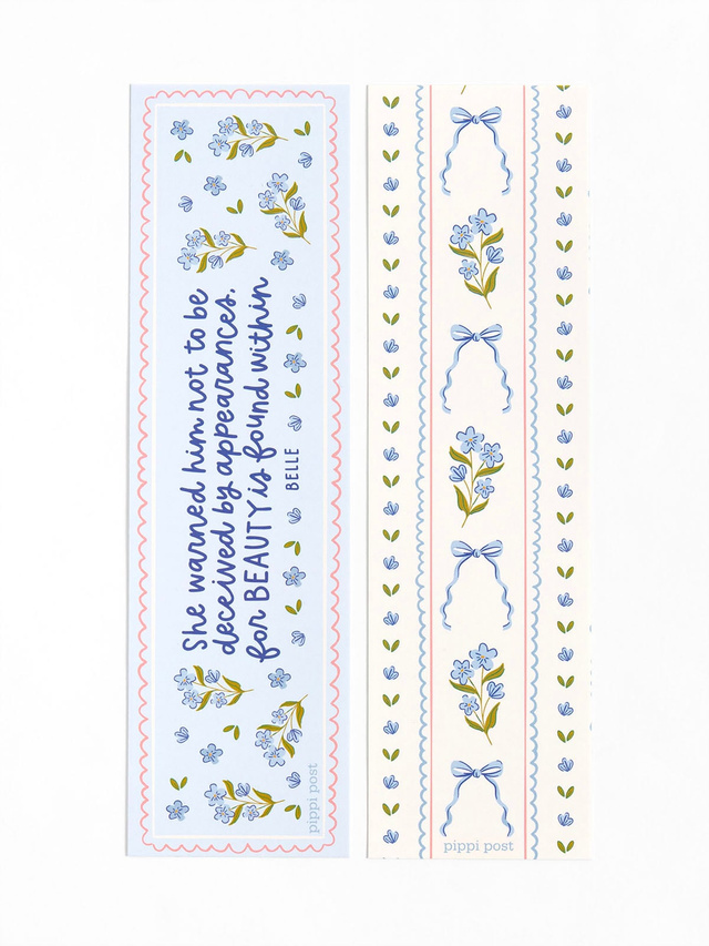 Beauty Is Found Within Floral & Bows Bookmark Set, 3 of 3