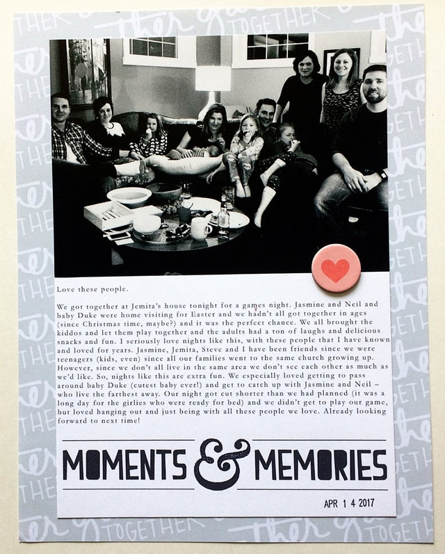 Moments & Memories, 1 of 2