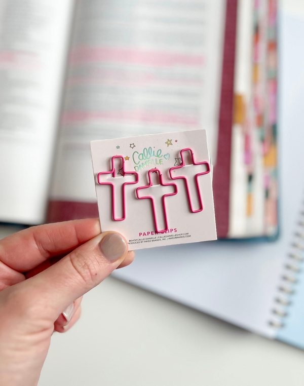 Pink Cross Paperclips, 4 of 4