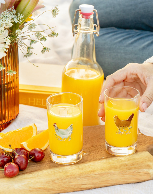 Delaware Chicken 6oz Mini Juice Glass, 2 of 4