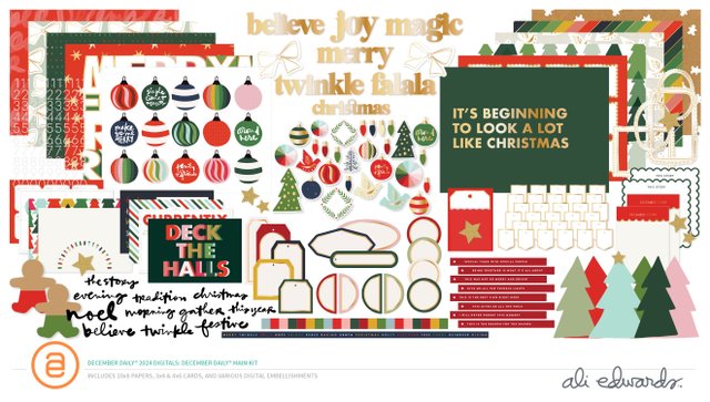 December Daily® 2024 Digital Main Kit, 1 of 1