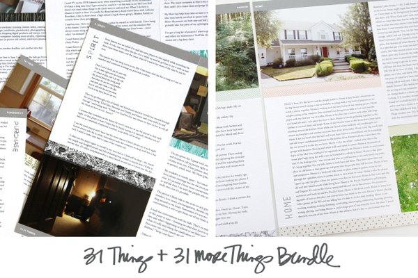 31 Things Class Bundle, 1 of 3