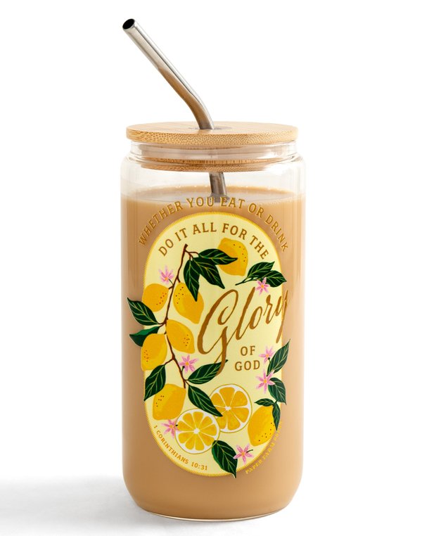 Lemon Faith 16oz Glass Can, 4 of 6