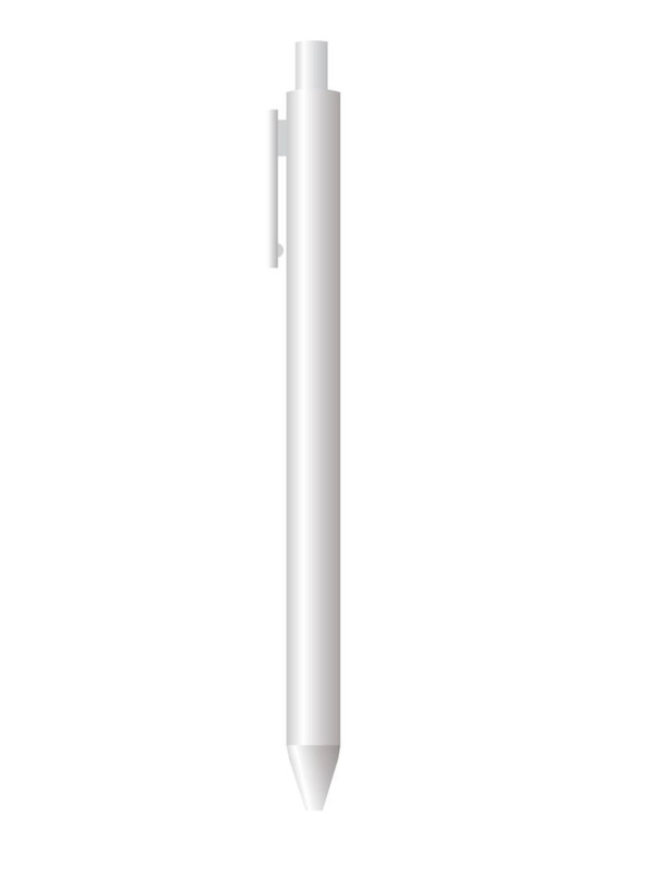 White Gel Pen - Black Ink, 1 of 2