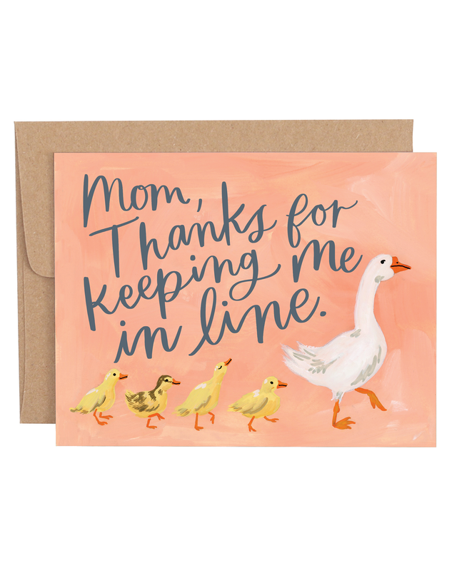 Mother Duck Greeting Card, 1 of 1