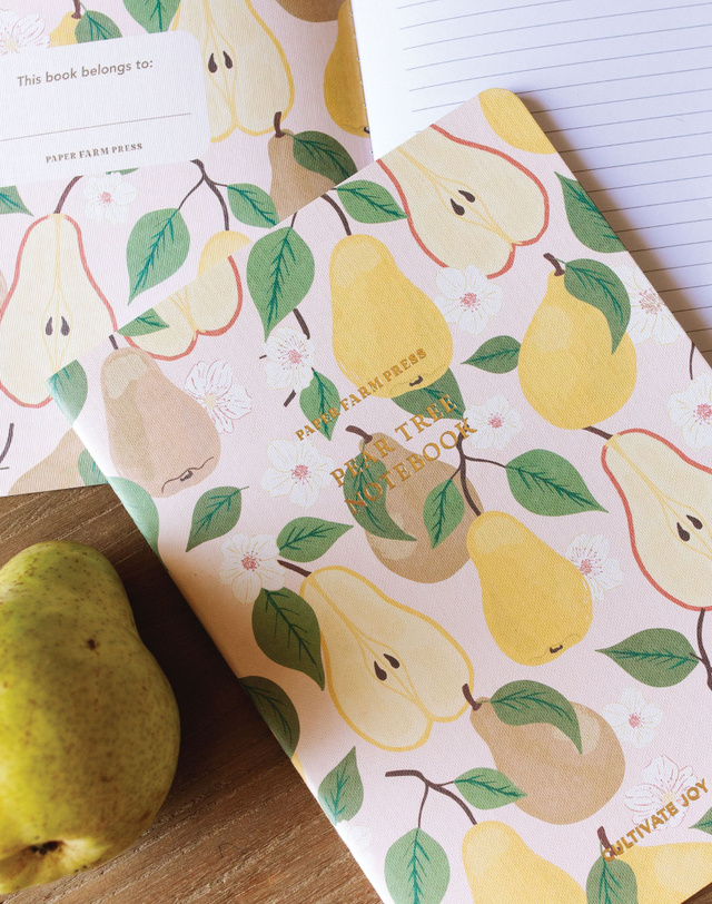 Cultivate Joy Pear Tree Stitched Notebook, 2 of 4
