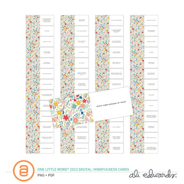 One Little Word® 2022 Digital Mindfulness Card Deck, 1 of 1