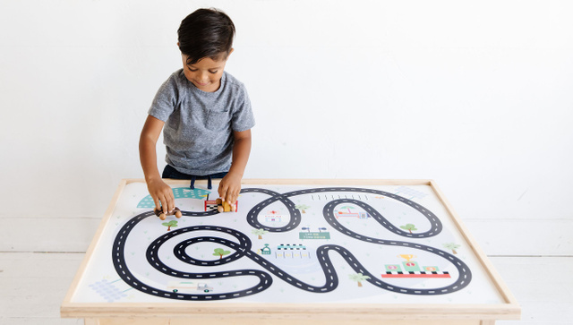 Table Top Race Track Play Mat, 6 of 7