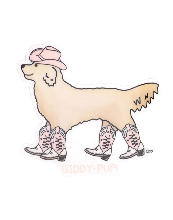 Giddy-Pup Clear Decal Sticker, 1 of 4
