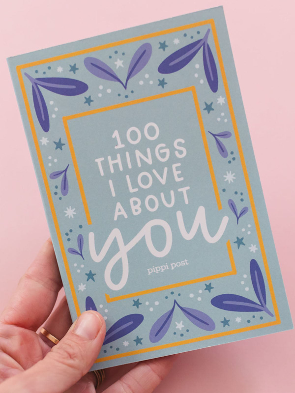 100 Things I Love About You Prompted Journal, 1 of 10