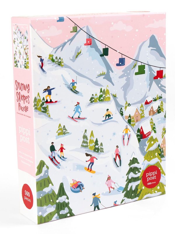 Snowy Slopes - 500 Piece Jigsaw Puzzle, 1 of 6
