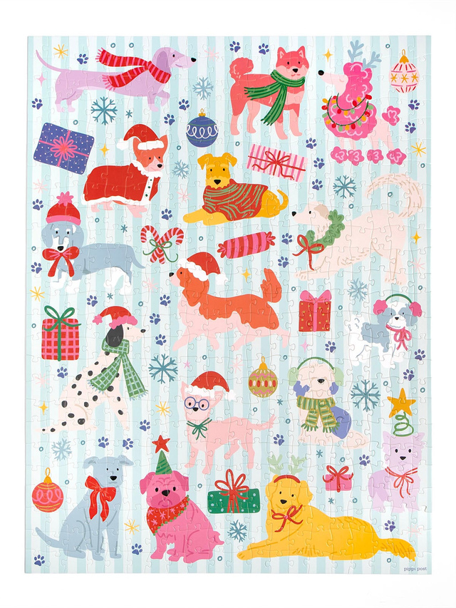 Christmas Dogs - 500 Piece Jigsaw Puzzle, 7 of 7