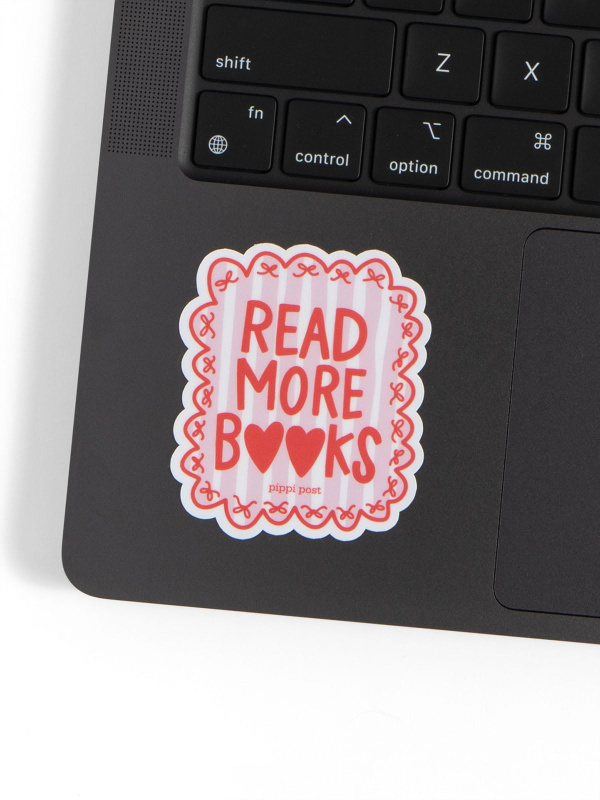 Read More Books Bows & Hearts Decal Sticker, 3 of 3