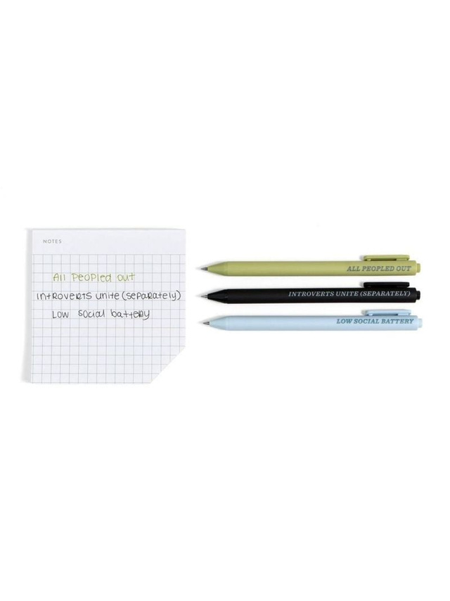 The Introvert Gel Pen Set, 3 of 3