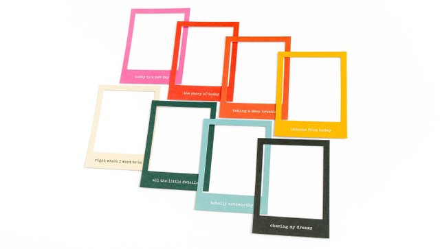 Polaroid Frame Die Cuts, 2 of 2