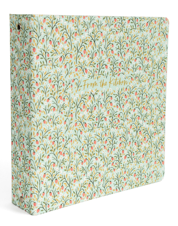 Strawberry Meadow Petite Recipe Binder, 7 of 7