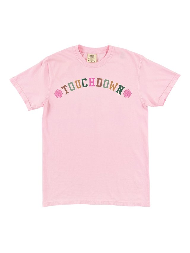 Touchdown Football Game Day Tee - Blossom, 5 of 5