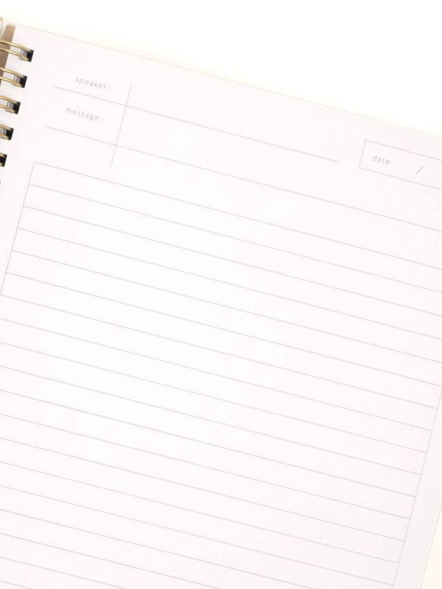 Dove Grey Bible Study Spiral Notebook, 4 of 13