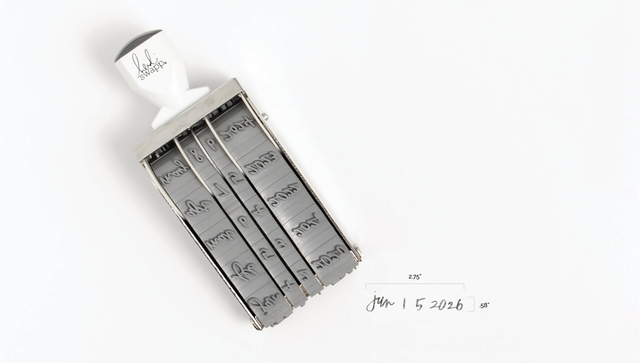 Mega Date Stamp - Heidi Handwritten, 2 of 4