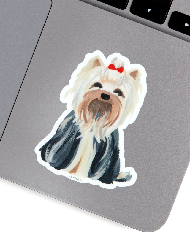 Yorkshire Terrier Decal Sticker, 2 of 2