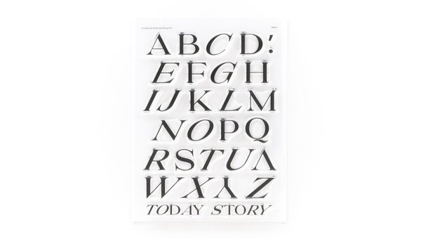 Alphas Are Awesome #33 6×8 Stamp Set, 1 of 2