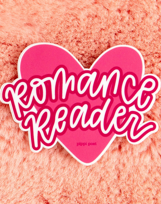 Romance Reader Decal Sticker, 1 of 3