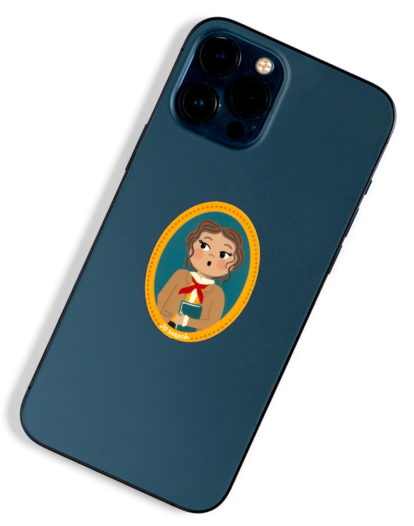 Little Women Jo March Portrait Decal Sticker, 4 of 4
