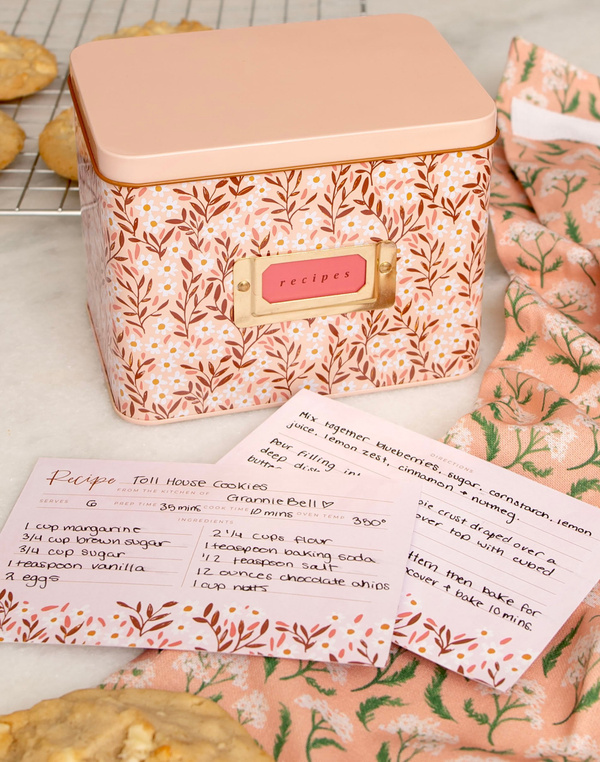 Pink Daisy Recipe Cards - Set of 50, 6 of 6