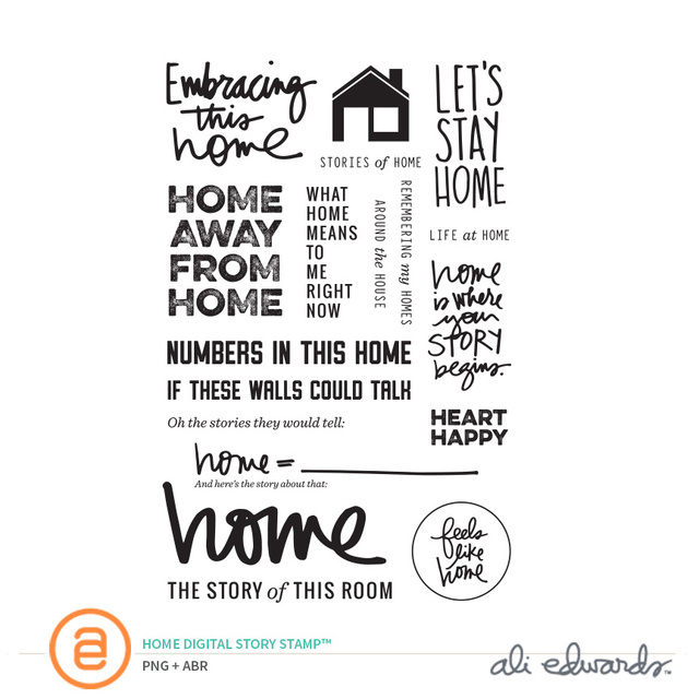 Home Digital Story Stamp™, 1 of 1