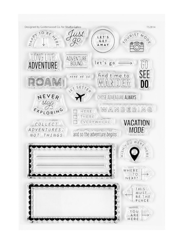 Stamp Set : 4×6 Travel Labels by Goldenwood Co, 1 of 4