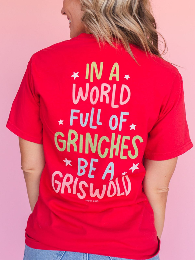 World Full Of Grinches Tee - Red, 1 of 4