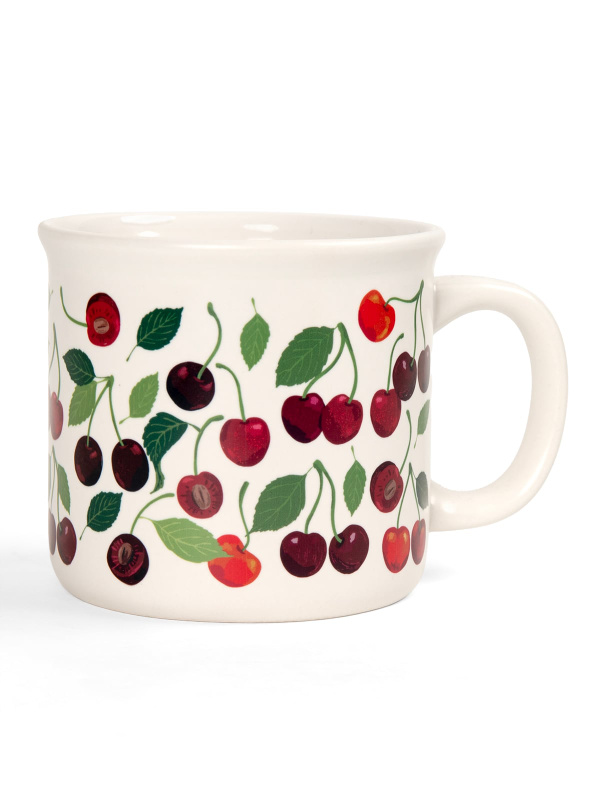Cherry Grove Ceramic Coffee Mug, 1 of 5