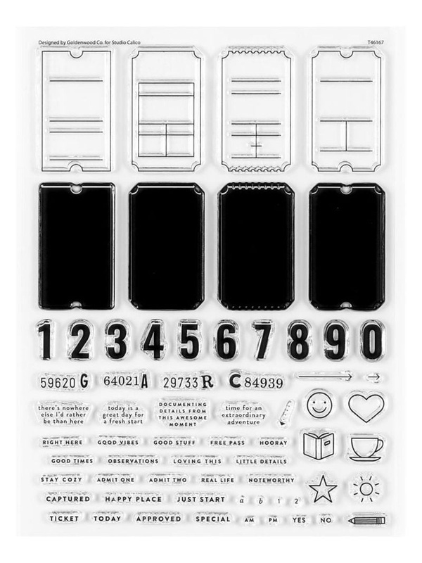 Stamp Set : 6×8 Documenter Tickets, 1 of 4