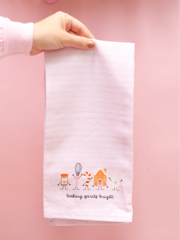 Baking Spirits Bright Christmas Tea Towel  , 2 of 4