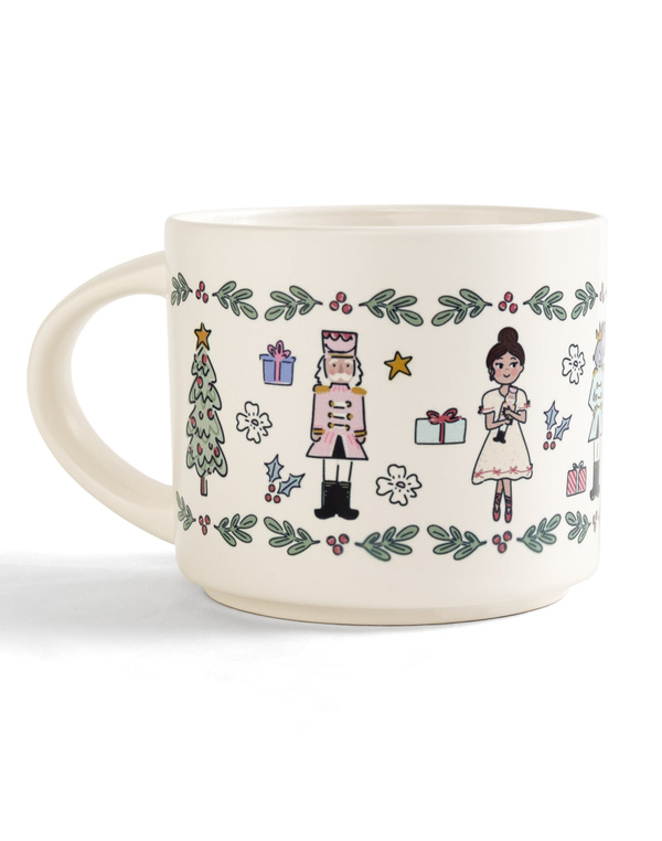 The Nutcracker Large Ceramic Christmas Mug, 3 of 5
