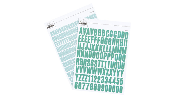 Color Collective 5×7 Cardstock Alphabet Sticker - Envy, 1 of 1