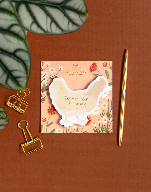 Brown Chicken Sticky Notes, 2 of 3
