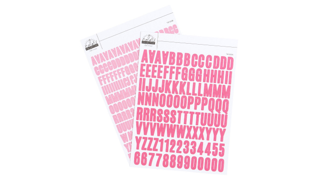 Color Collective 5×7 Cardstock Alphabet Sticker - Electra, 1 of 1