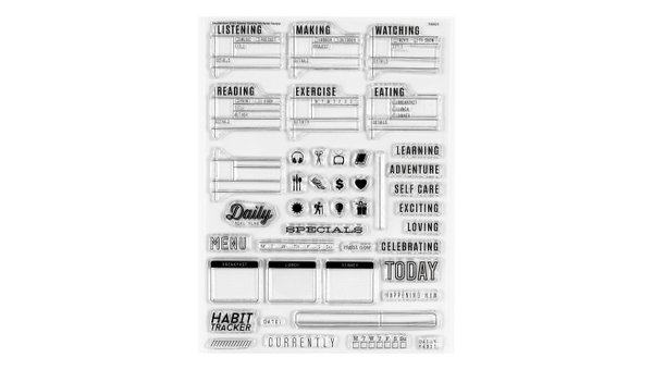 Stamp Set : 6×8 Habit Tracker, 1 of 3