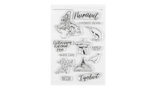 Stamp Set : 4×6 Nunavut by Kiley Bennett, 1 of 1