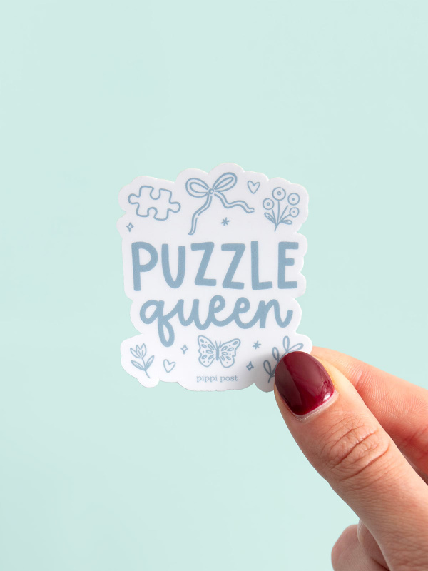 Puzzle Queen Decal Sticker, 2 of 2