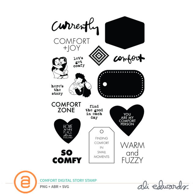 Comfort Digital Story Stamp™, 1 of 1