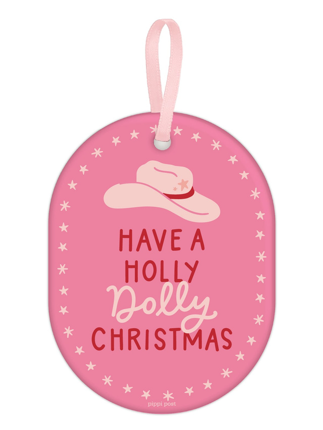 Have A Holly Dolly Christmas Ornament, 1 of 1