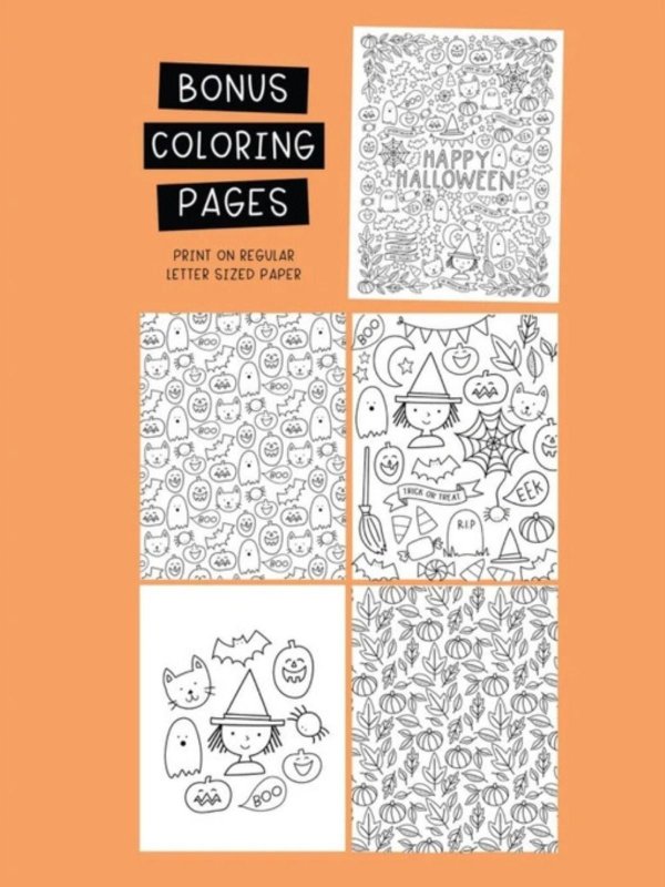Halloween Digital Coloring Pack + Engineer Prints	, 2 of 4