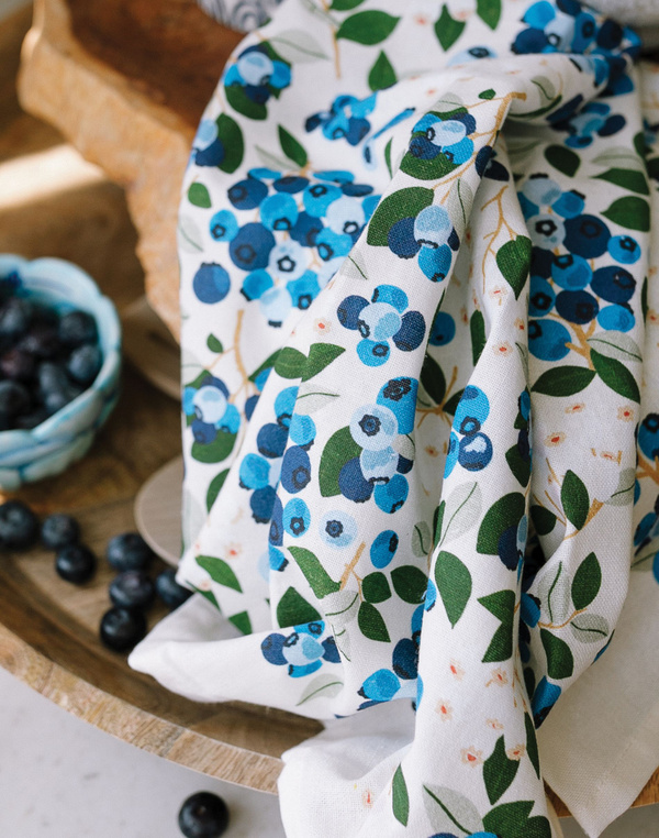 Blueberry Field Tea Towel, 6 of 7