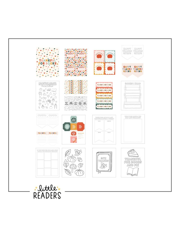 Thankful For Books Little Readers Digital Bundle, 1 of 2