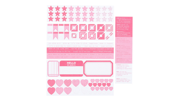 Color Collective Mini Sticker Booklet - Electra, 1 of 2