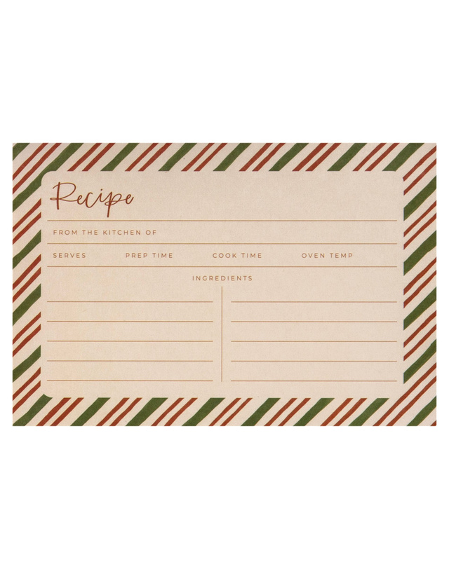 Candy Stripe Recipe Card, 2 of 2